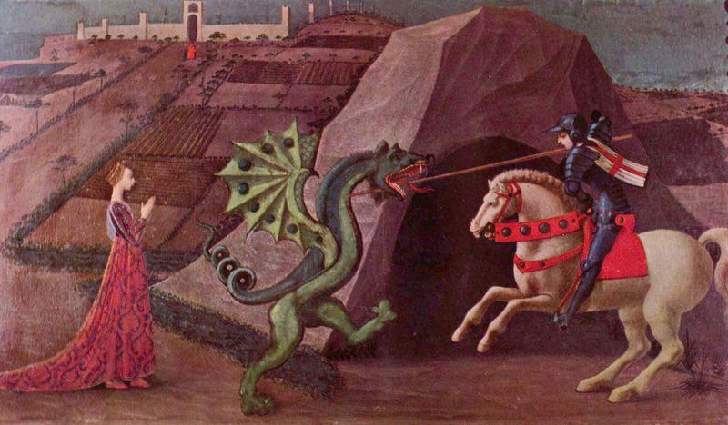 paolo uccello The Princess and the Dragon, China oil painting art